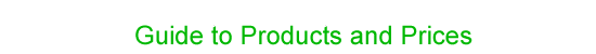 Products and Pricing Title
